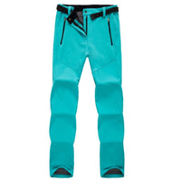 Damen-Wanderhosen – Elastische Trekkinghosen für Outdoor-Aktivitäten – Himmelblau