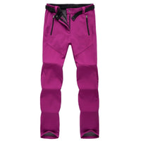 Damen-Wanderhosen – Elastische Trekkinghosen für Outdoor-Aktivitäten – Violett