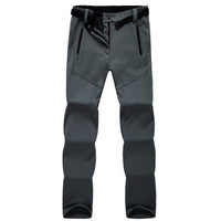 Damen-Wanderhosen – Elastische Trekkinghosen für Outdoor-Aktivitäten – Grau