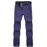 Damen-Wanderhosen – Elastische Trekkinghosen für Outdoor-Aktivitäten – Lila