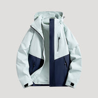Damen Wasserdichte Outdoor Windbreaker Jacke Leicht & Windabweisend für Aktive – Dunkelblau