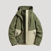 Damen Wasserdichte Outdoor Windbreaker Jacke Leicht & Windabweisend für Aktive – Waldgrün