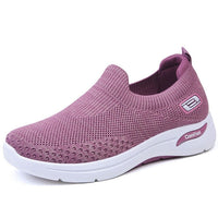 SommerFit Sneakers | Mesh Slip-on Damenschuh – Lila