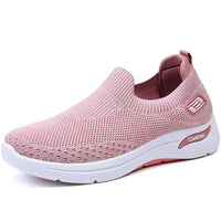 SommerFit Sneakers | Mesh Slip-on Damenschuh – Rosa