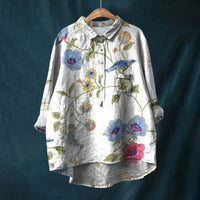 Hannah™ - Bluse mit Blumenmuster – Weiß