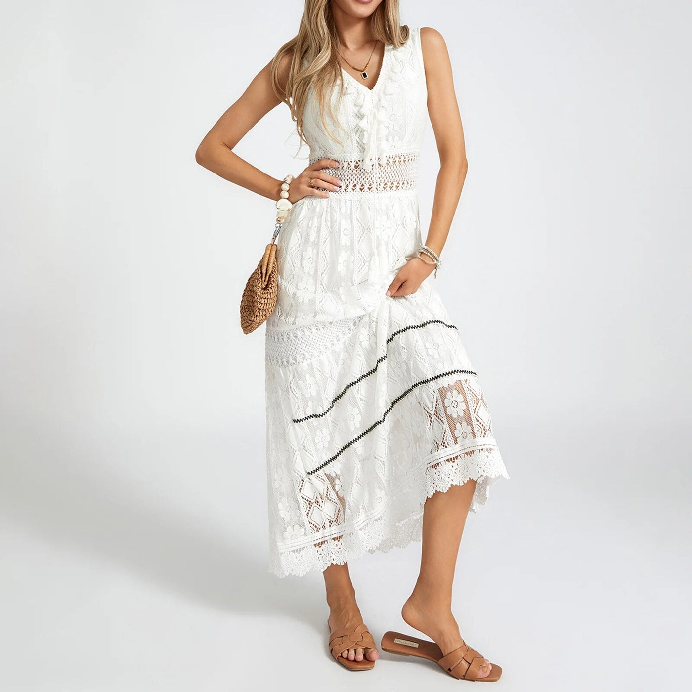 Crissy - Elegantes Boho-Kleid