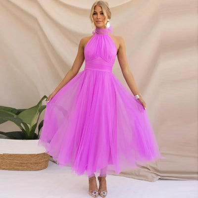 Sonya - Rückenfreies elegantes Sommerkleid