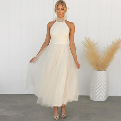 Sonya - Rückenfreies elegantes Sommerkleid