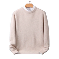 Daniel – Pullover mit Rundhalsausschnitt – Beige