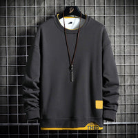 THEO - Modisch gefütterte Sweatshirts aus Baumwolle – Dunkelgrau