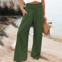 Leza | Damen Sommerhosen – Dunkelgrün