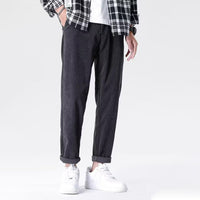 Satoko | Bequeme Cordhose – Dunkelgrau