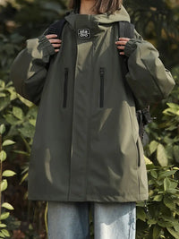 Shivorn | Athleisure Kapuzenjacke, bequem und modisch – Dunkelgrün