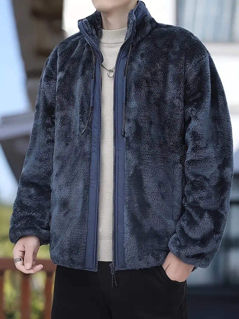 Lialyn | Herren Fashion Casual Pullover Jacke, Polyester Fleece