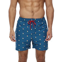 Josef Badeshorts mit Kordelzug – Blau