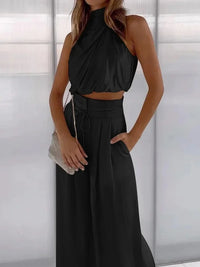 Suelly - Exquisites Zweiteiler-Set – Schwarz
