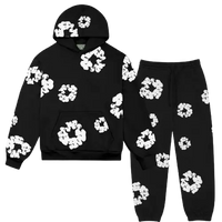 Niklas | Flower Tears Trainingsanzug – Schwarz