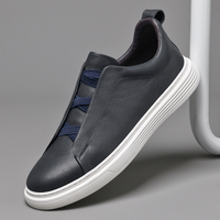 Stilvolle Lederschuhe – Marine