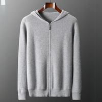 Valletta Cashmere Hoodie – Grau