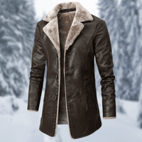 Remington - Bequemer und warmer Mantel – Braun