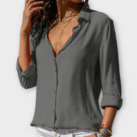 Mona - die perfekte Bluse – Grau
