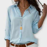Mona - die perfekte Bluse – Blau