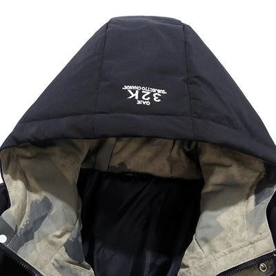Renji | Herrenjacke mit fester Kapuze, dick und warm