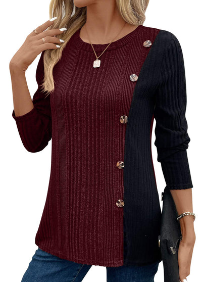 Donna | Gerippte Bluse