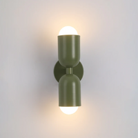 Doppelseitige LED-Wandleuchte Colorwave – Moderne Innenwandleuchte für Wohn- und Schlafzimmer – Grün