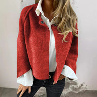 Mia | Leichte Feine Strickjacke – Rot