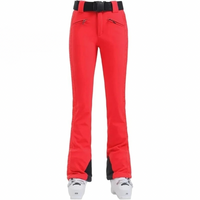 Clara | Wasserdichte Skihose für Damen Slim Fit Winter – Rot