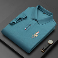 Percival | Herren Polohemd – Himmelblau