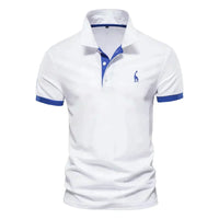 Brent - Herren-Casual-Poloshirt – Weiß