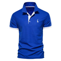 Brent - Herren-Casual-Poloshirt – Blau