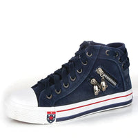 Damen Komfort-Schuh mit weicher Einlegesohle – Dunkelblau
