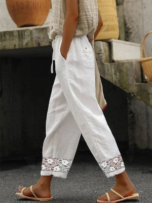 Bequeme Damen Stoffhose