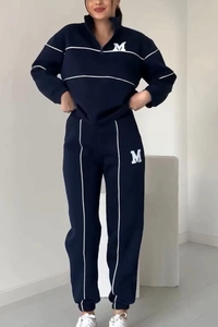 Sportlicher Damen Trainingsanzug | Bequem & Atmungsaktiv – Blau