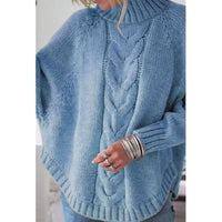 Damen Merino Pullover - Weich & Wärmend – Blau