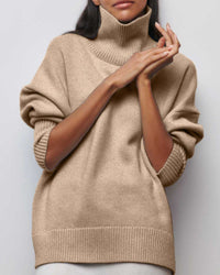 Dorothy | Rollkragenpullover – Khaki