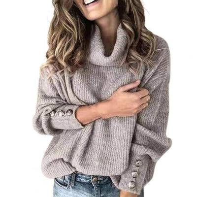 Sayloria | Oversize-Pullover mit Rollkragen