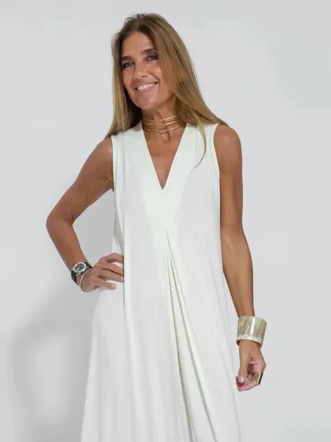 Calla - Locker sitzendes langes Maxikleid