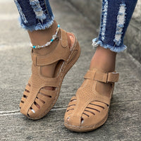 ElegantaStep™ – Elegante Geschlossene Damen Sandalen – Khaki