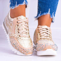 Heidi - Glitzerschuhe – Gold
