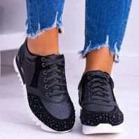 Heidi - Glitzerschuhe – Schwarz