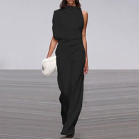Grace - Sommerlicher Jumpsuit Mühelose Eleganz für warme Tage – Schwarz