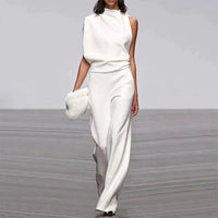 Grace - Sommerlicher Jumpsuit Mühelose Eleganz für warme Tage – Weiß