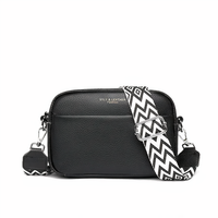 Elegante Damen-Kunsthandtasche – Stilvolles und robustes Design – Schwarz