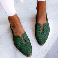 Elegante Damen-Mokassins für den Sommer – Bequeme und stilvolle Loafer für warme Tage – Grün