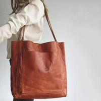 Elegante Damen-Schultertasche, vielseitig, schwarz – Braun