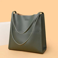 Elegante Damen-Schultertasche, vielseitiges Design, strapazierfähiges Synthetikgewebe – Grün